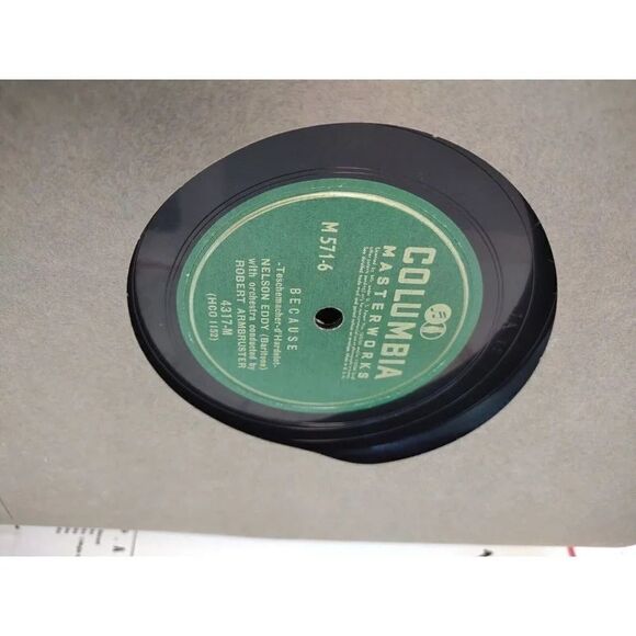 Nelson Eddy by Request 8 Shellac Records Columbia Vintage - Picture 12 of 14